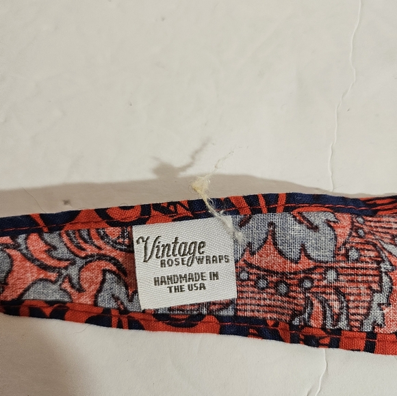 Vintage Pattern cloth headbands. Set of 2 EUC. - Picture 3 of 11